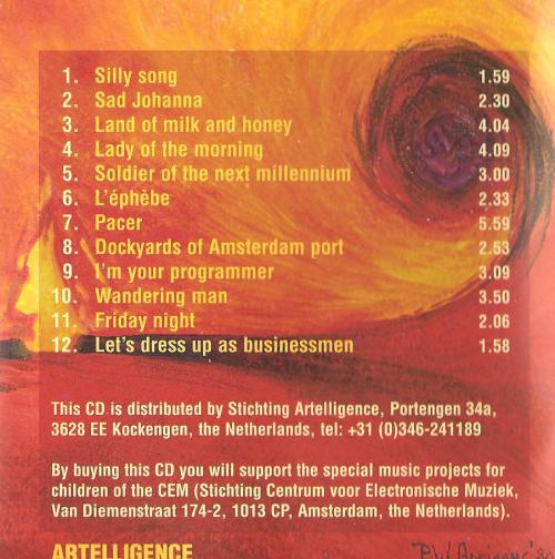 Pacer CD Back Cover