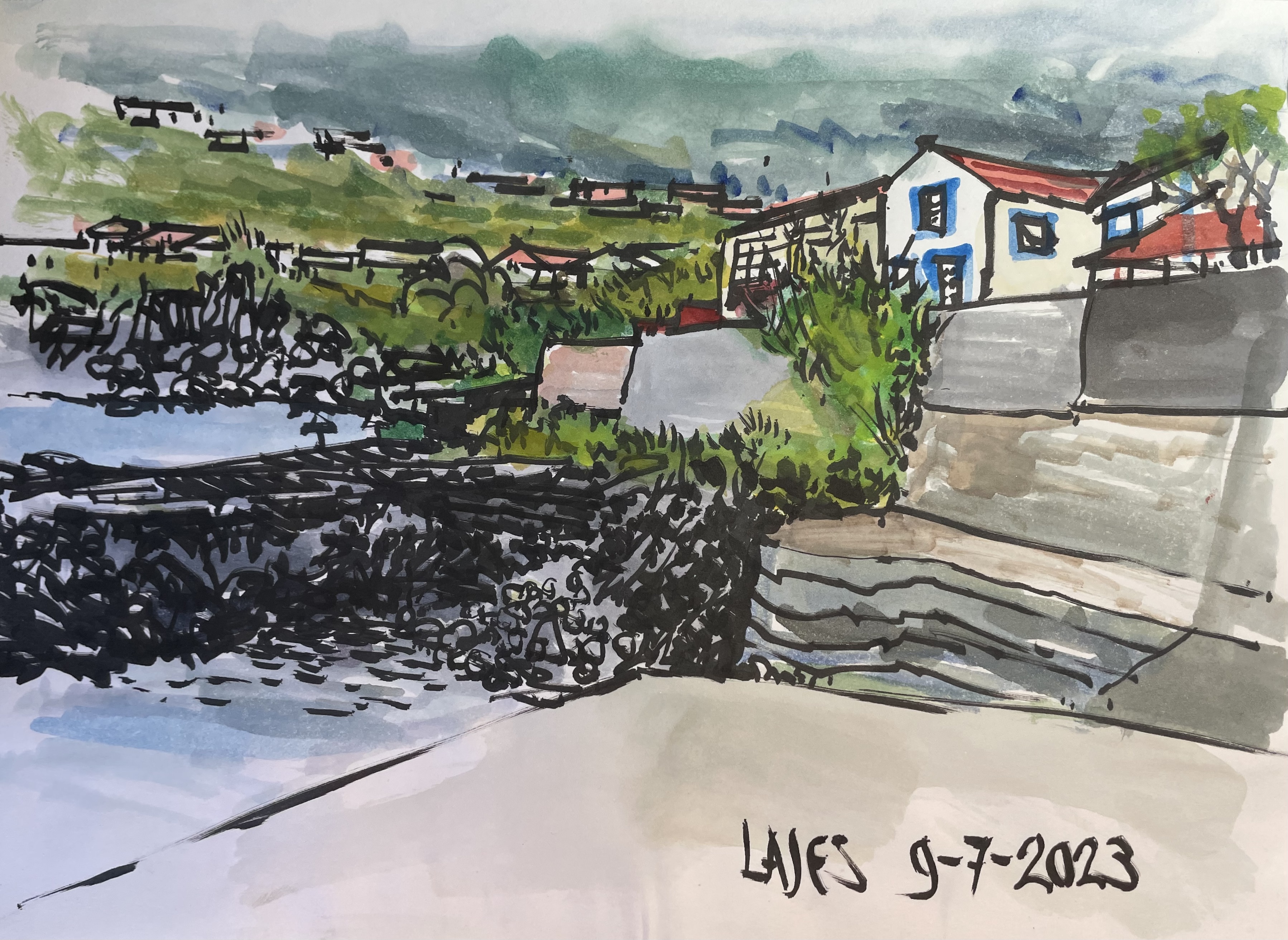 View near the fort in Lajes