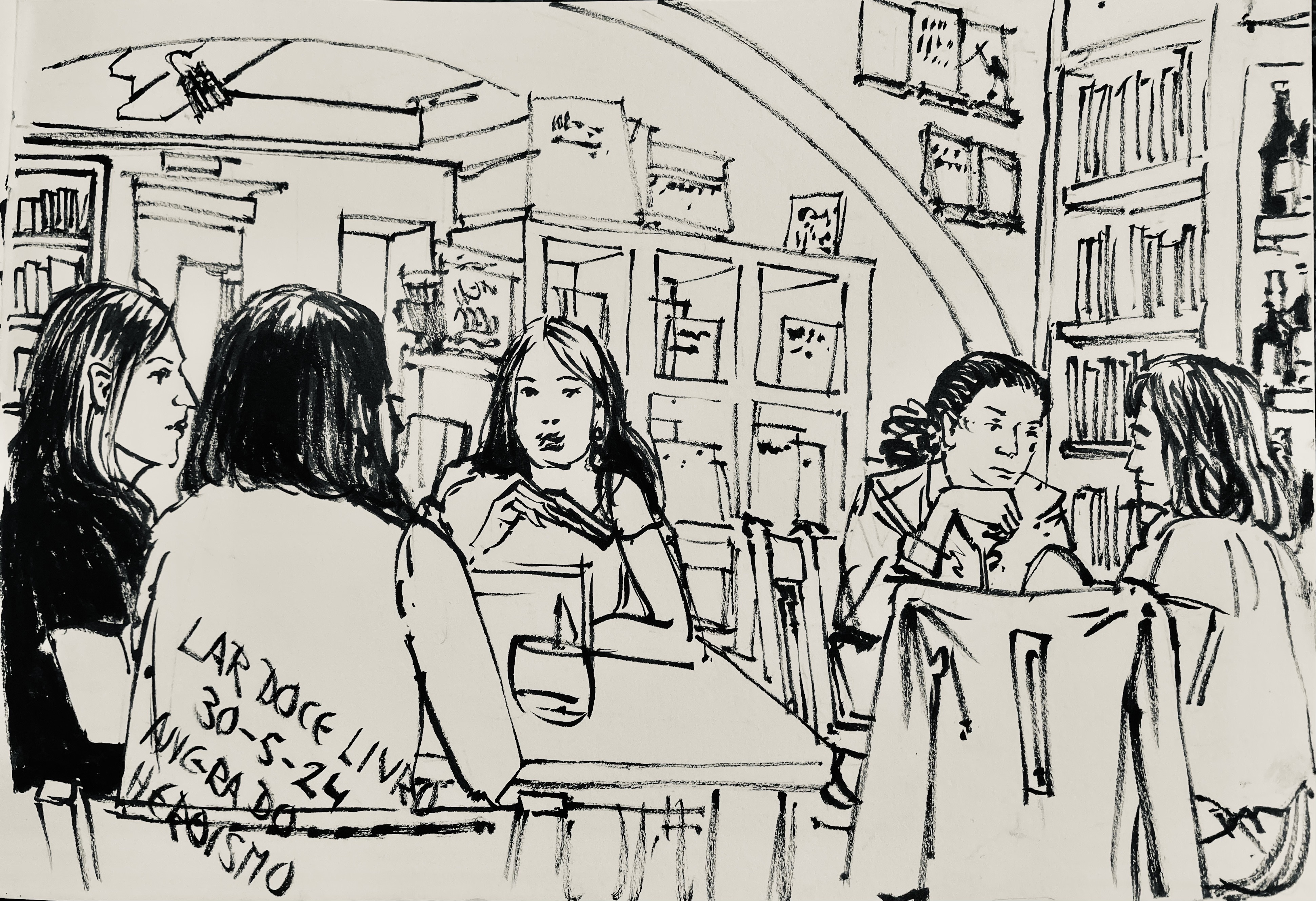 Sketch made in Lar Doce Livro 