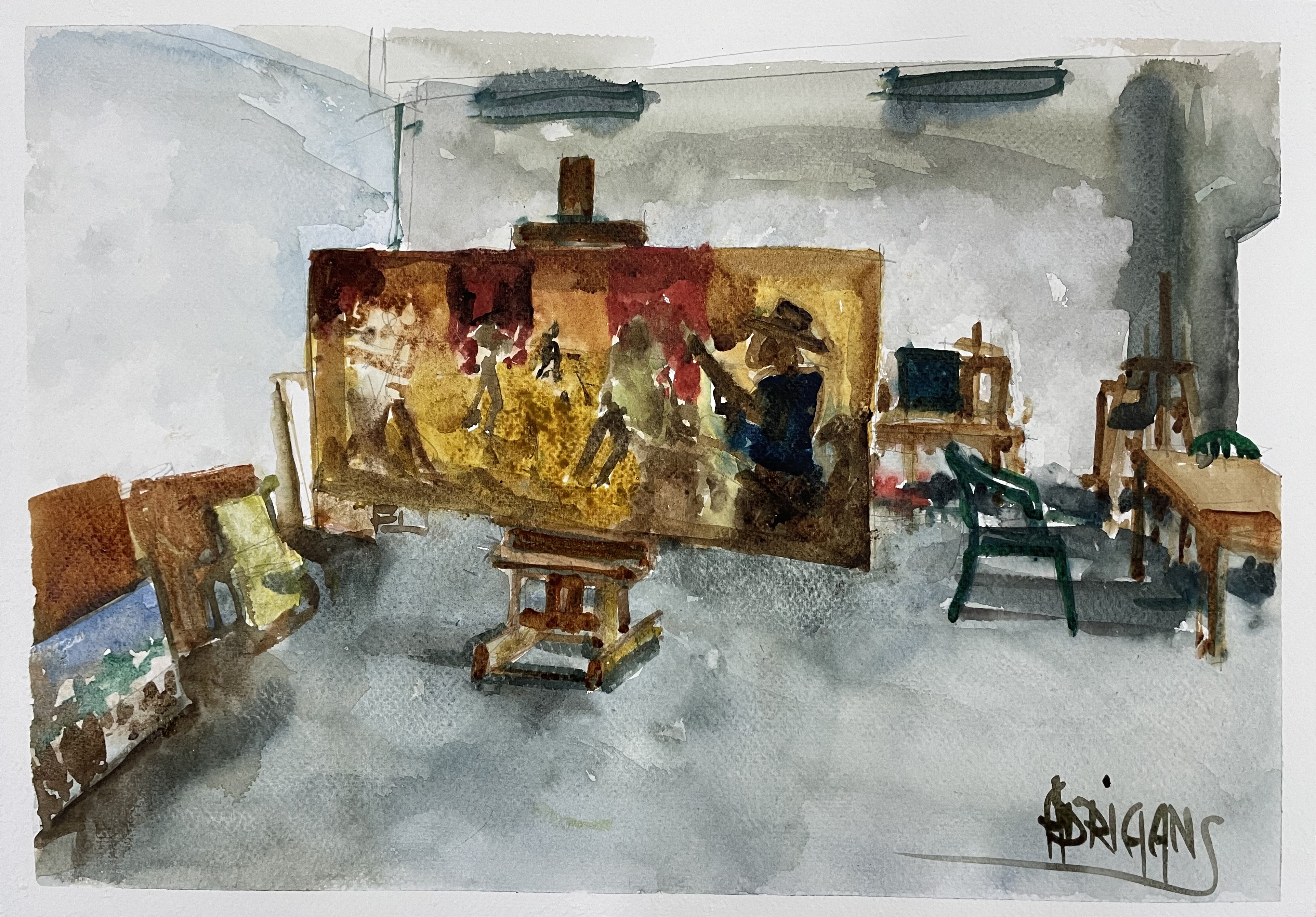 Inside my studio