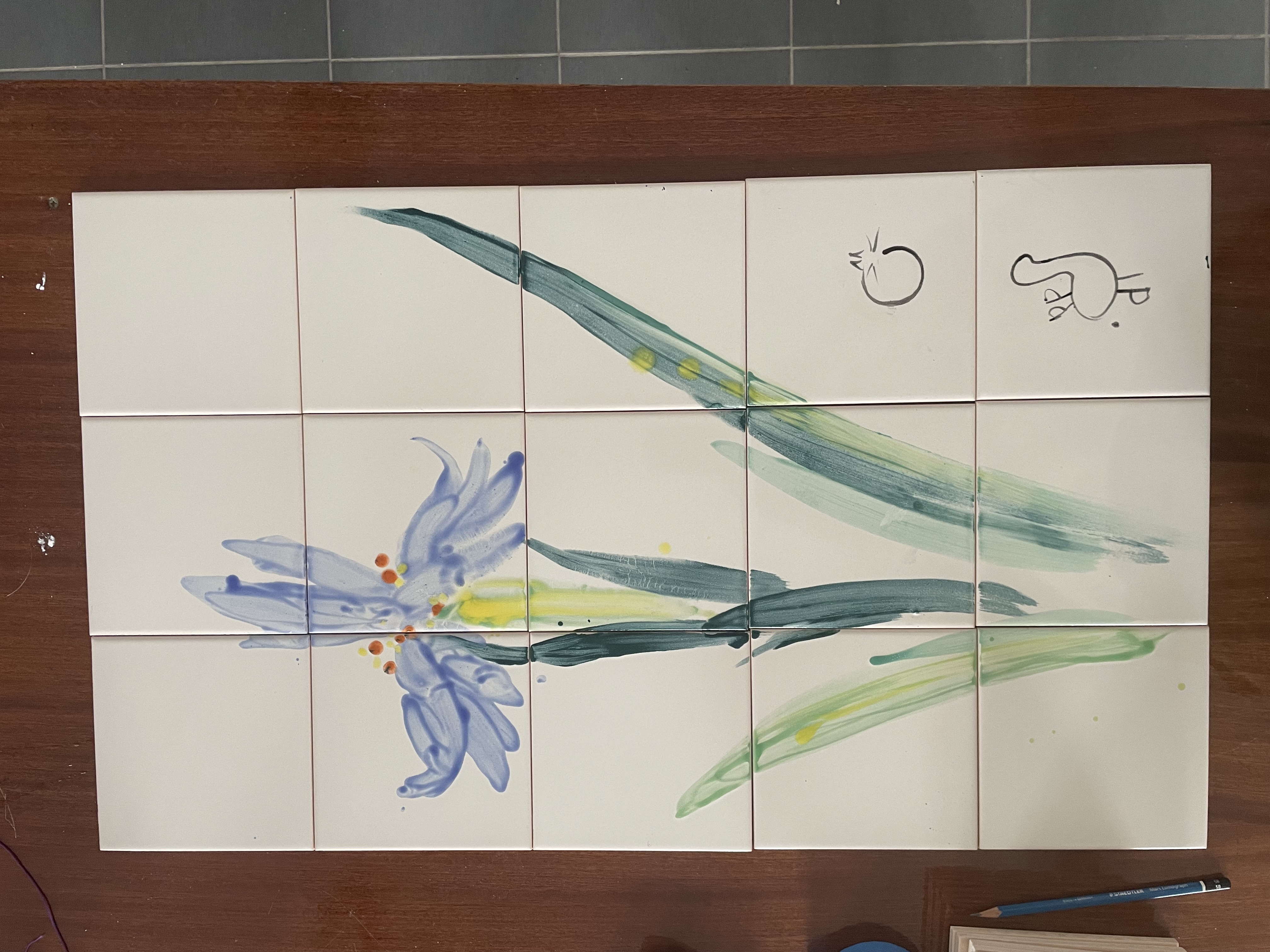 Tile panel for Adega 1